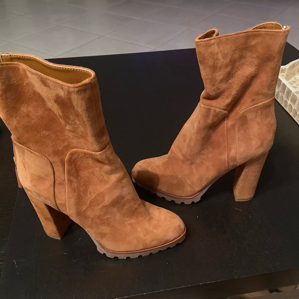 New suede boots